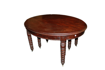 Large French Table in Louis Philippe Style from the 19th Century