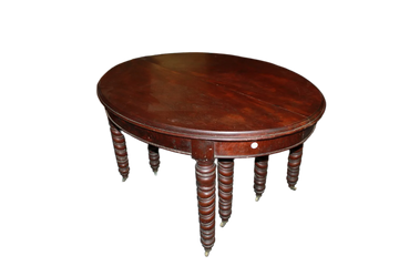 Large French Table in Louis Philippe Style from the 19th Century