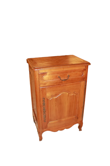 Small Provençal Sideboard in Cherry Wood with One Door