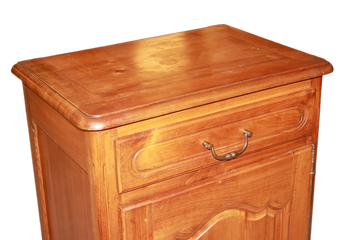 Small Provençal Sideboard in Cherry Wood with One Door