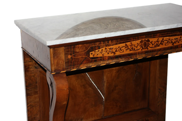 Italian Console Table in Charles X Style from Early 1800s in Walnut Wood