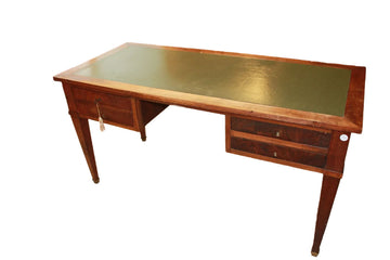 Empire Style Desk from Early 1900s in Mahogany Wood with Drawers