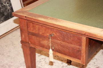 Empire Style Desk from Early 1900s in Mahogany Wood with Drawers