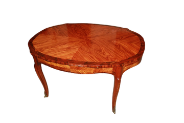 Extendable French Table in Louis XV Style - Bois de Rose and Bois de Violette | 19th Century