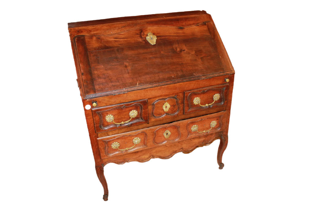 18th Century Provençal Walnut Drop-Front Desk