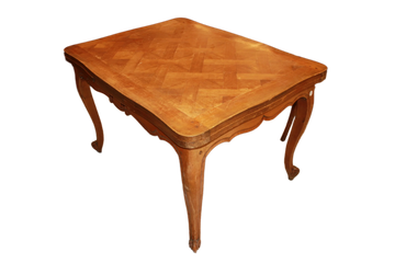 Small Extendable Table in French Provincial Style, Late 1800s – Early 1900s, Cherrywood