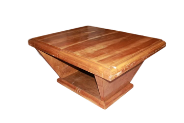 Table rectangulaire à rallonge Decò du début des années 1900 en bois de noyer