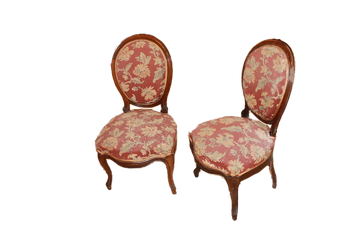 Group of 4 French Louis Philippe style chairs in rosewood, mid 19th century