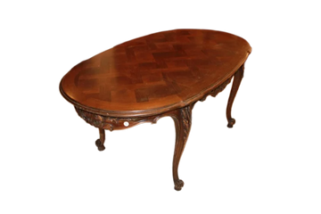 French Provencal extendable table from the late 1800s in walnut wood