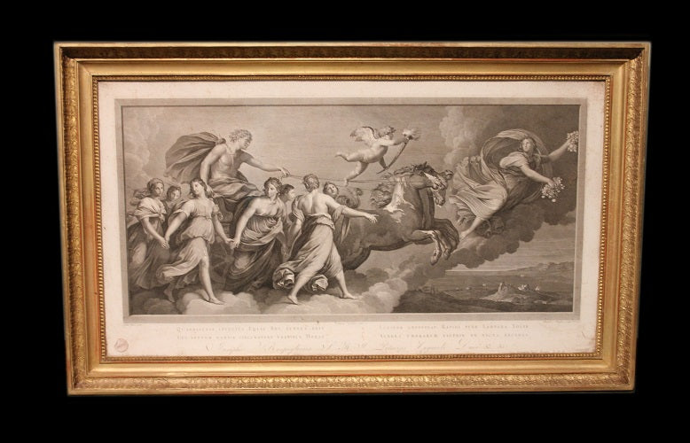 French print from 1800 Aurora and Cephalus