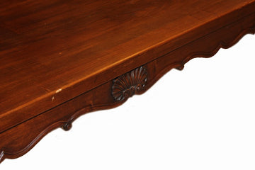 Antique French extendable table from the 19th century in Provençal cherry wood